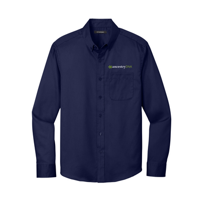 Men's Twill Long Sleeve Ancestry® Button Up Shirt