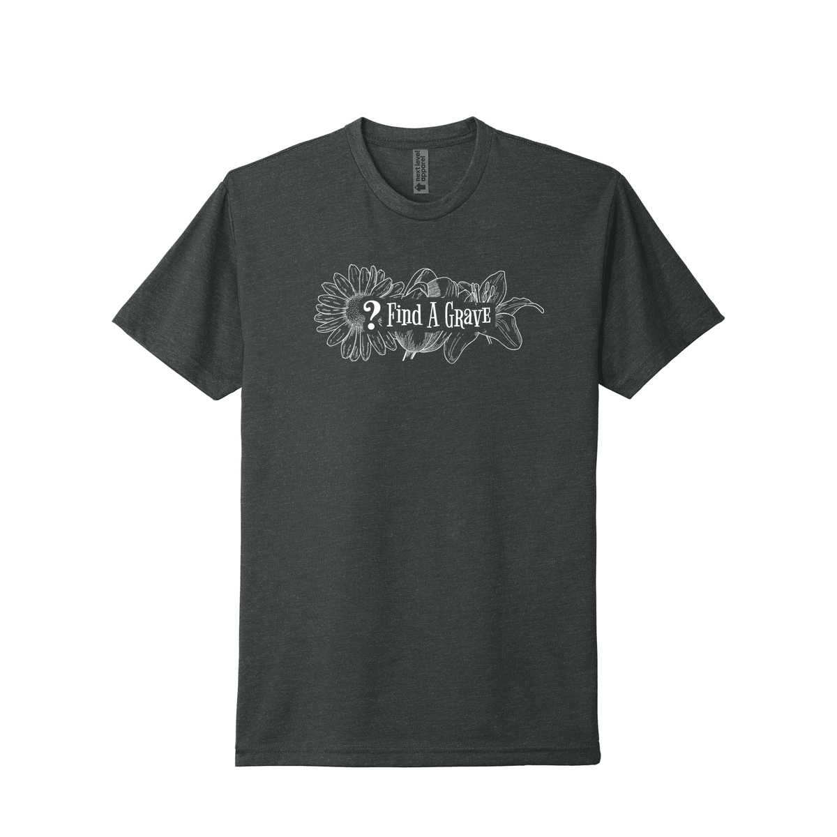 Charcoal - FindaGrave_Flowers_shirt