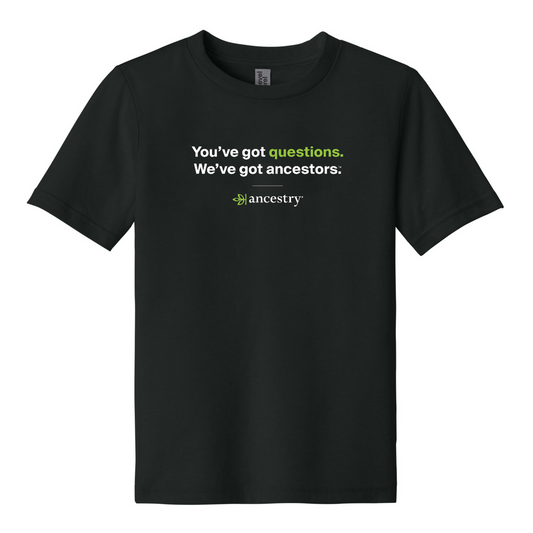 Ancestry You've Got Questions Youth T-Shirt